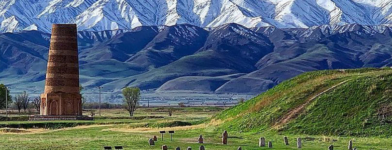 Summer mountains in Central Asia