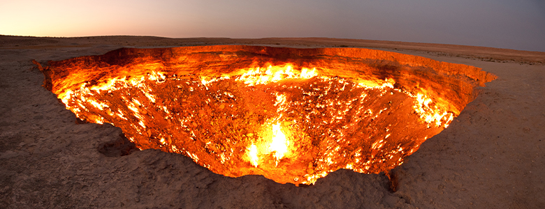 Darvaza Gas Crater Turkmenistan
