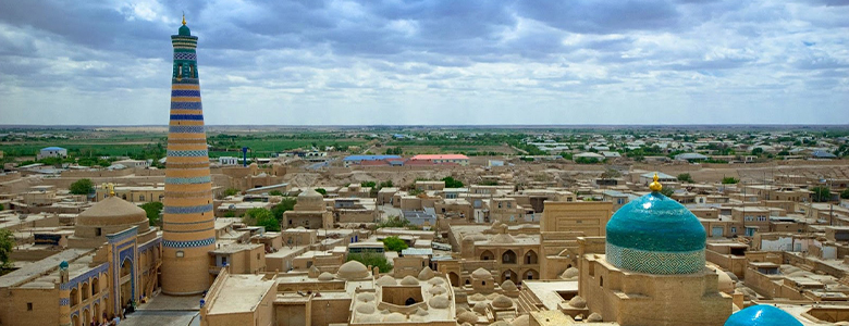 Khiva walled city Uzbekistan
