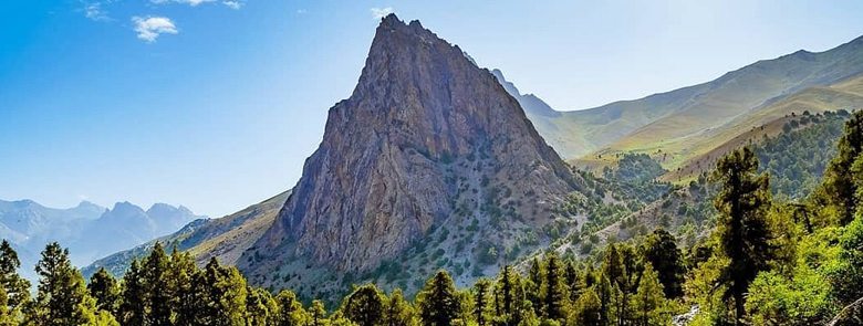 Tajikistan mountain landscape